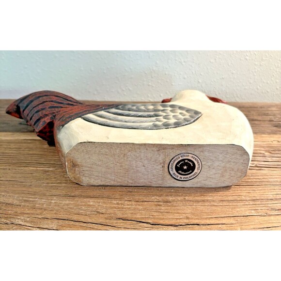 James Haddon Wooden Chicken Folk Art Hand Carved and Painted - Picture 10 of 15